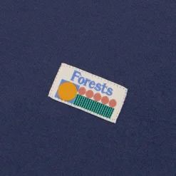 T-Shirts*FAGUO T-Shirt Col Rond Bleu Indigo