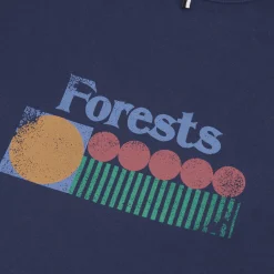 T-Shirts*FAGUO T-Shirt Col Rond Bleu Indigo