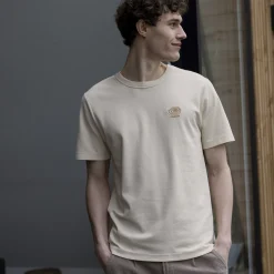 T-Shirts*FAGUO T-Shirt Col Rond Ecru