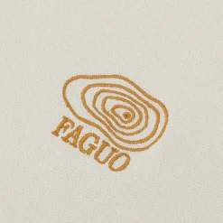 T-Shirts*FAGUO T-Shirt Col Rond Ecru