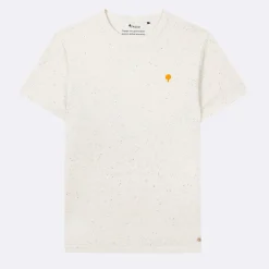 T-Shirts*FAGUO T-Shirt Col Rond Ecru & Multicolore