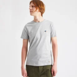 T-Shirts*FAGUO T-Shirt Col Rond Gris Chine Grimpeur