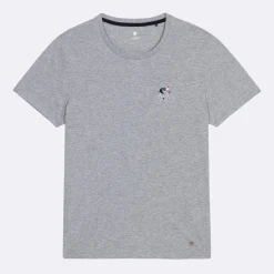 T-Shirts*FAGUO T-Shirt Col Rond Gris Chine Grimpeur