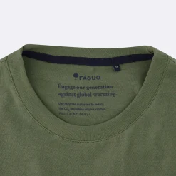 Vêtements*FAGUO T-Shirt Col Rond Kaki