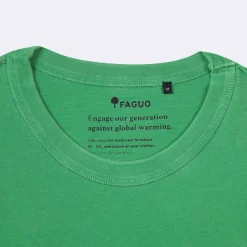 T-Shirts*FAGUO T-Shirt Col Rond Vert
