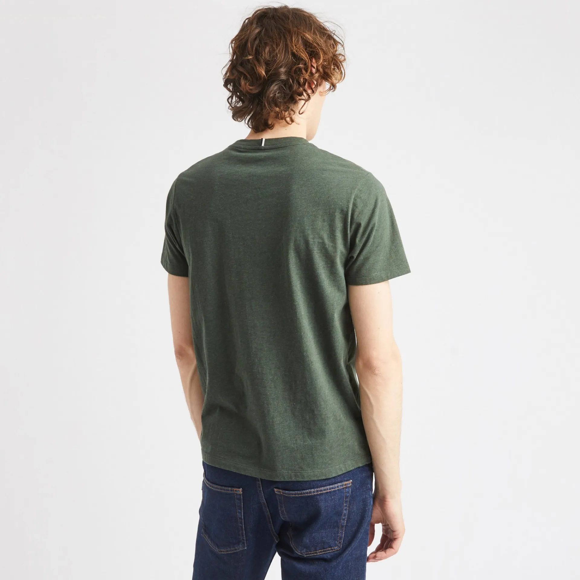 T-Shirts*FAGUO T-Shirt Col Rond Vert