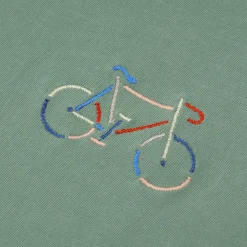 T-Shirts*FAGUO T-Shirt Col Rond Vert Clair Velo Multicolore