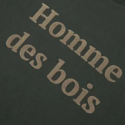 T-Shirts*FAGUO T-Shirt Col Rond Vert Fonce Homme Des Bois