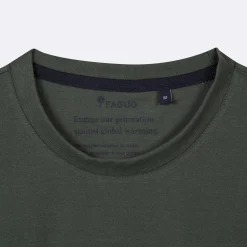 T-Shirts*FAGUO T-Shirt Col Rond Vert Fonce Into The Woods