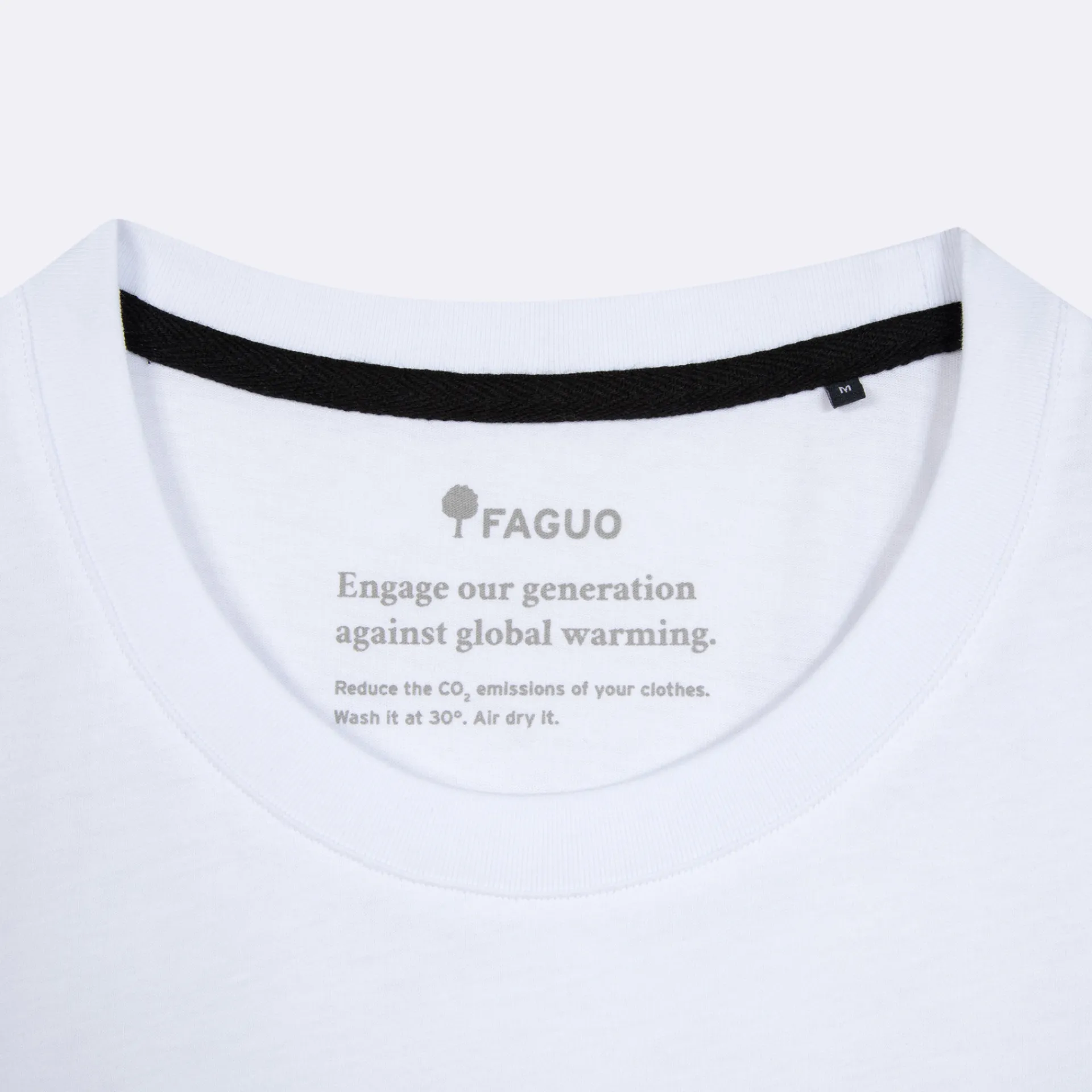 T-Shirts*FAGUO T-Shirt En Coton Recycle "Surf" Blanc
