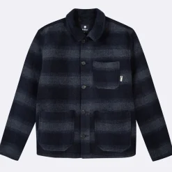 Vestes & Impermeables*FAGUO Veste A Boutons Bleu Marine