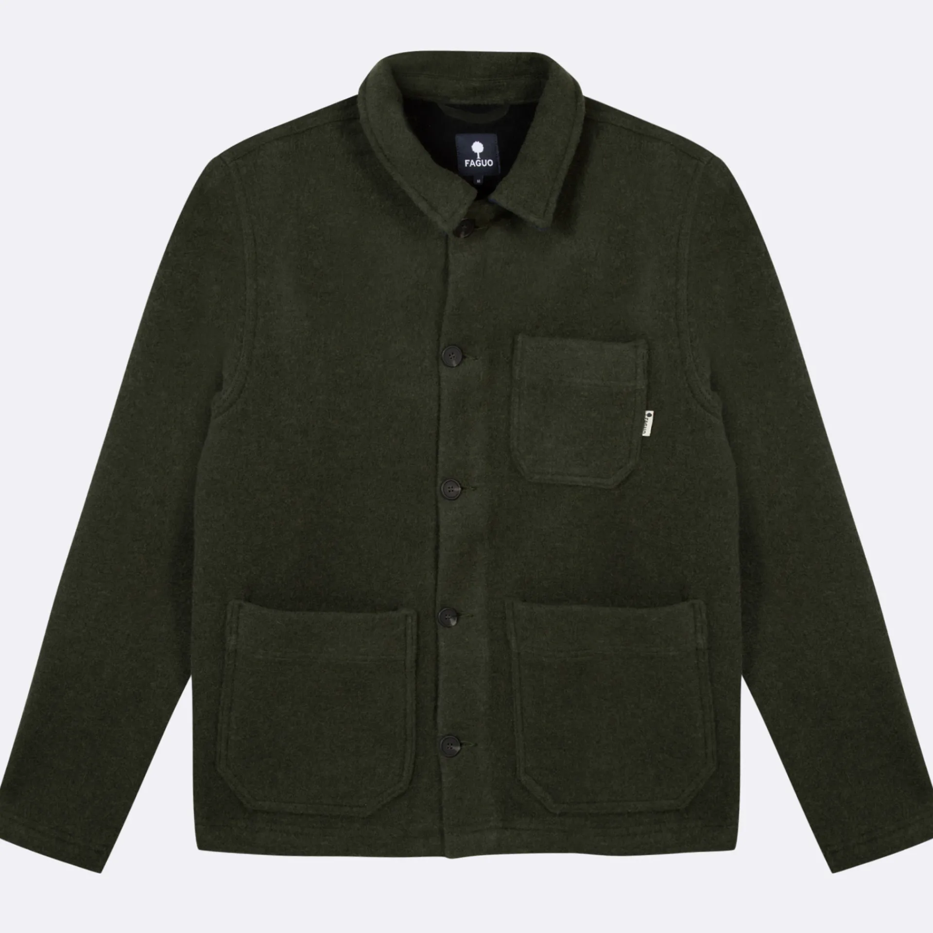 Vestes & Impermeables*FAGUO Veste A Boutons Verte