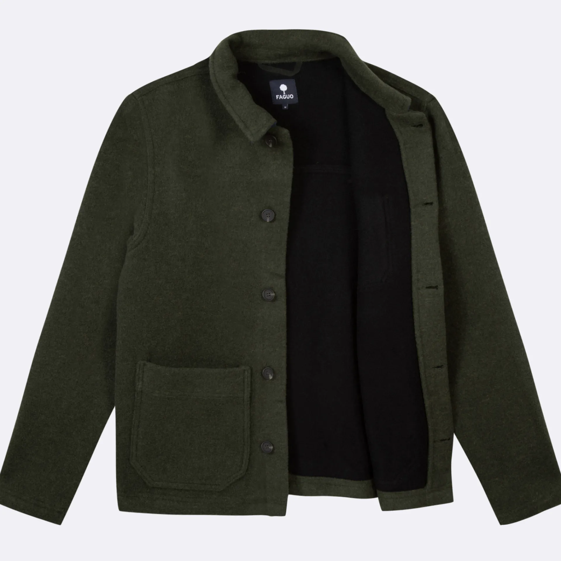 Vestes & Impermeables*FAGUO Veste A Boutons Verte