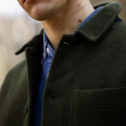 Vestes & Impermeables*FAGUO Veste A Boutons Verte