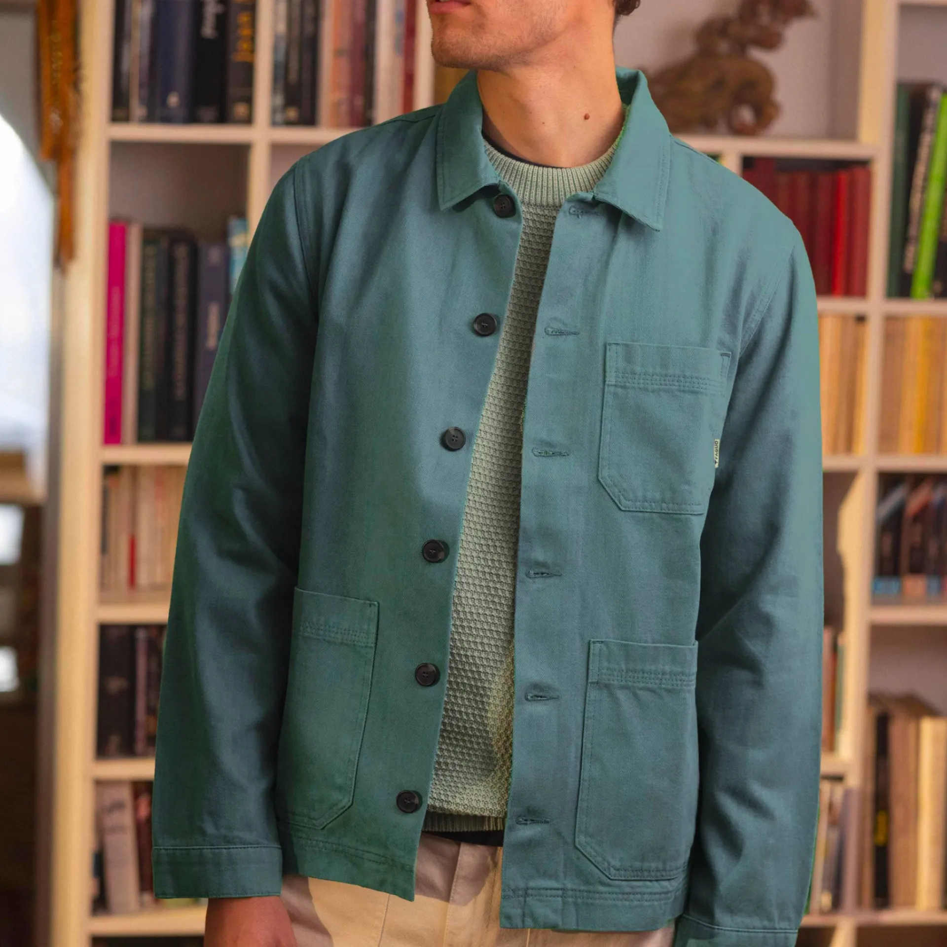 Vestes & Impermeables*FAGUO Veste Turquoise